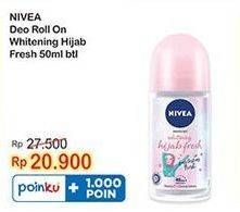 Promo Harga Nivea Deo Roll On Whitening Hijab Fresh 50 ml - Indomaret