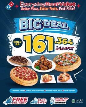 Promo Harga Dominos Medium Pizza  - Domino Pizza