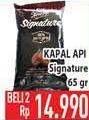 Promo Harga Kapal Api Signature 2 In 1 Kopi + Gula per 2 bungkus 65 gr - Hypermart