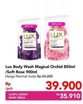 Promo Harga LUX Botanicals Body Wash Magical Orchid, Soft Rose 900 ml - Carrefour