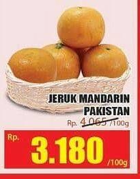 Promo Harga Jeruk Mandarin Pakistan per 100 gr - Hari Hari