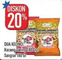 Promo Harga DUA KELINCI Kacang Garing Original, Sangrai 180 gr - Hypermart