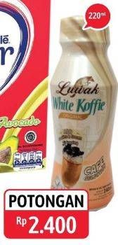 Promo Harga Luwak White Koffie Ready To Drink 220 ml - Alfamidi