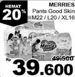Promo Harga Merries Pants Good Skin M22, L20, XL16  - Giant
