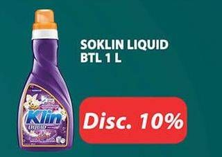 Promo Harga SO KLIN Liquid Detergent 1000 ml - Hypermart