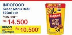 Promo Harga INDOFOOD Kecap Manis 520 ml - Indomaret