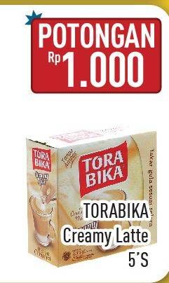 Promo Harga Torabika Creamy Latte 5 pcs - Hypermart