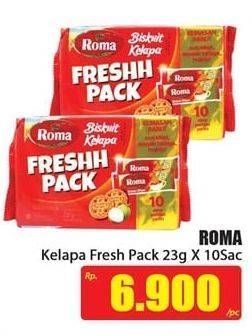 Promo Harga ROMA Freshh Pack per 10 pcs 23 gr - Hari Hari