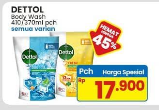 Promo Harga Dettol Body Wash All Variants 370 ml - Indomaret