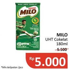 Promo Harga MILO Susu UHT 180 ml - Alfamidi