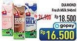 Promo Harga DIAMOND Fresh Milk 946 ml - Hypermart