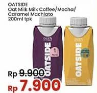 Promo Harga Oatside UHT Milk Coffee, Mocha, Caramel Machiato 200 ml - Indomaret