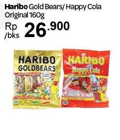 Promo Harga HARIBO Candy Gummy Gold Bears, Happy Cola 160 gr - Carrefour