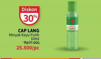 Promo Harga Cap Lang Minyak Kayu Putih 60 ml - Guardian