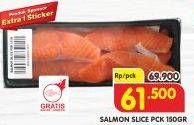 Promo Harga Salmon Fillet Slice 150 gr - Superindo