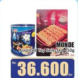 Promo Harga MONDE Top Selected Biscuits 450 gr - Hari Hari