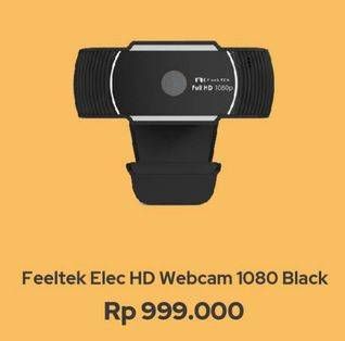 Promo Harga FEELTEK Elec Full HD Webcam 1080p Black  - iBox