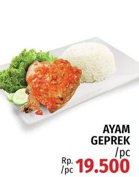 Promo Harga Ayam Geprek  - LotteMart