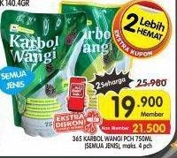 Promo Harga 365 Karbol Wangi All Variants 750 ml - Superindo