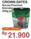 Promo Harga DATES CROWN Kurma Premium 250 gr - Indomaret