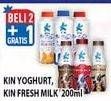 KIN Yoghurt, Fresh Milk 200 ml