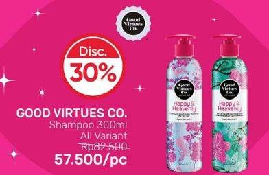 Promo Harga GOOD VIRTUES CO Shampoo All Variants 300 ml - Guardian
