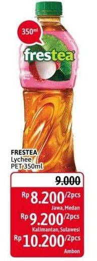 Promo Harga FRESTEA Minuman Teh Lychee 350 ml - Alfamidi