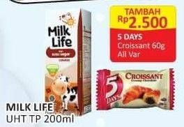Promo Harga MILK LIFE Fresh Milk 200 ml - Alfamart