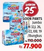 Promo Harga GOON Premium Pants M32, L26, XL22, XXL19  - LotteMart