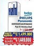Promo Harga Beko/Philips/Panasonic Dispenser Galon Bawah  - Hypermart