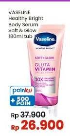 Promo Harga Vaseline Healthy Bright Soft Glow 180 ml - Indomaret