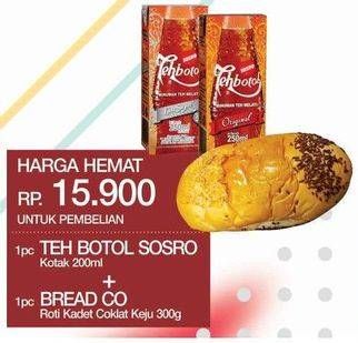 Promo Harga TEH BOTOL SOSRO/BREAD CO  - Yogya