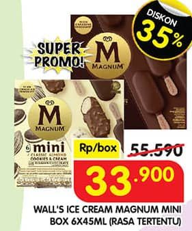 Promo Harga Walls Magnum Mini per 6 pcs 45 ml - Superindo