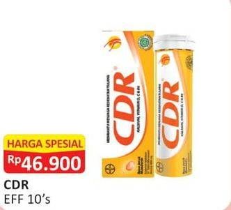 Promo Harga CDR Suplemen Makanan Effervescent 10 pcs - Alfamart