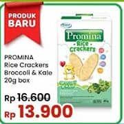 Promo Harga Promina Snack Rice Crackers Broccoli Kale 20 gr - Indomaret