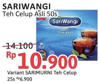 Promo Harga Sariwangi Teh Asli 92 gr - Alfamidi