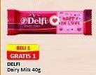 Promo Harga Delfi Chocolate Dairy Milk 50 gr - Alfamart