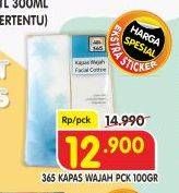 Promo Harga 365 Facial Cotton 100 gr - Superindo