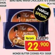 Promo Harga Monde Butter Cookies 150 gr - Superindo