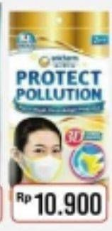 Promo Harga UNICHARM Protect Pollution Masker 2 pcs - Alfamart
