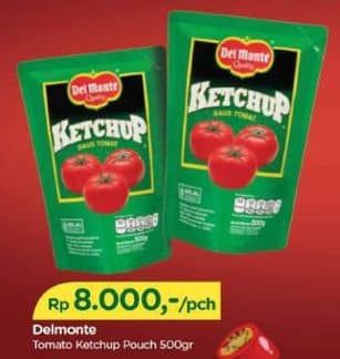 Promo Harga Del Monte Saus Tomat 500 gr - TIP TOP