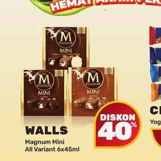 Promo Harga Walls Magnum Mini All Variants per 6 pcs 45 ml - Yogya