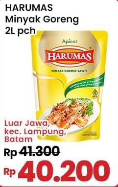 Promo Harga Harumas Minyak Goreng 2000 ml - Indomaret