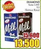 Promo Harga DIAMOND Milk UHT All Variants 1 ltr - Giant