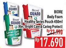 Promo Harga BIORE Guard Body Foam Kecuali Caring Protect 450 ml - Hypermart