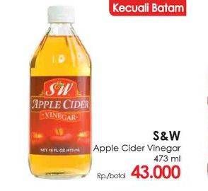 Promo Harga SW Apple Cider Vinegar 473 ml - Lotte Grosir