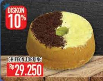 Promo Harga Chiffon Cake Toping  - Hypermart