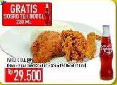 Promo Harga Nasi + Fried Chicken + Sosro Minuman Teh  - Hypermart