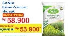 Promo Harga Sania Beras Premium 5000 gr - Indomaret