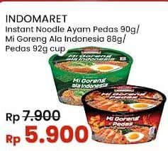 Promo Harga Indomaret Instant Cup Noodle Ala Indonesia, Ayam Pedas, Mie Goreng Pedas 88 gr - Indomaret